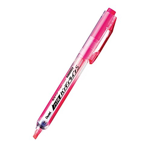 Amazon.co.jp: ぺんてる 蛍光ペン ノック式 ハンディライン 5色セット